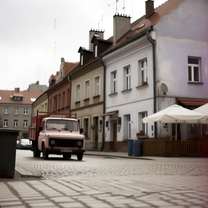 Przytulny pokój dzienny w kolorze ral 8007 z jasnymi meblami i dodatkami.