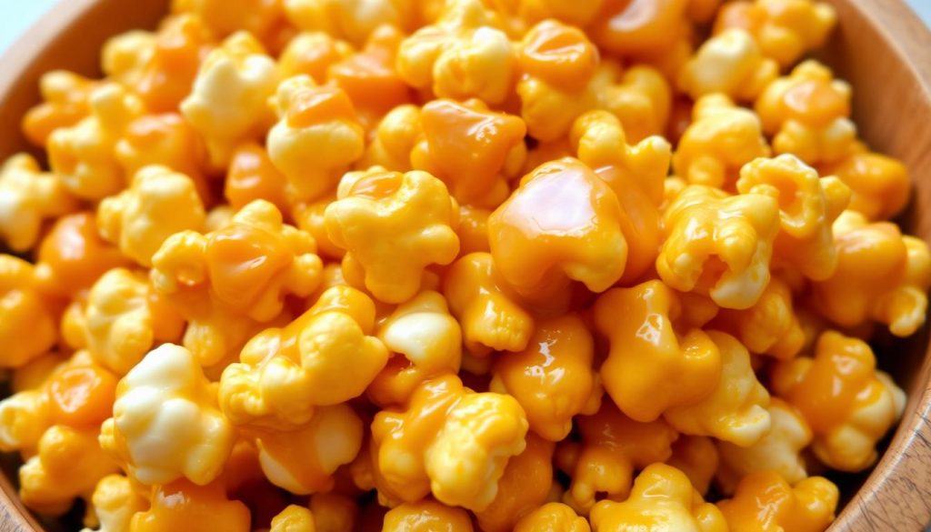 Popcorn karmelowy przygotowany w garnku bez użycia mikrofali