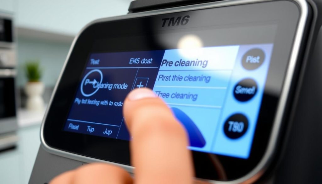 Ekran Thermomix TM6 z funkcją mycia wstępnego