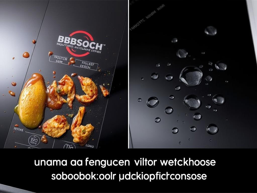 Najczęstsze problemy z płytą indukcyjną Bosch - zabrudzenia panelu i wilgoć
